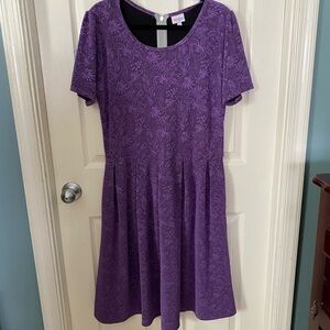 Purple 2XL LulaRoe Amelia dress